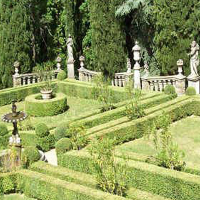 Florentine hills. Villa and Garden